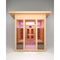 Capacidade da sala de sauna ao ar livre de quatro pessoas