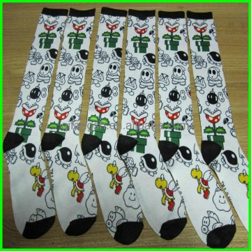 photo print knee high socks