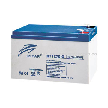 12V/70Ah Solar Battery with UL and CE Certification (RT12-70G)New