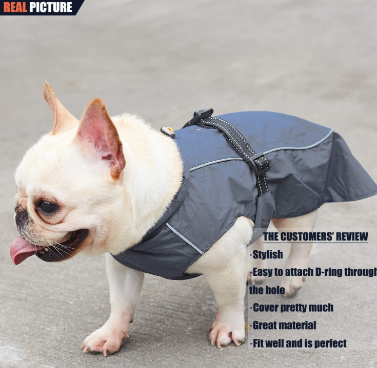 Dog Jacket Waterproof Dog Raincoat