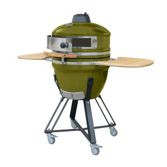 wholesale Competitive Price 21" Charcoal Ceramic BBQ Kamado Pizza Oven