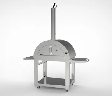 customized hot selling outdoor stainless steel good insulation barbecue pizza Horizon pizza oven