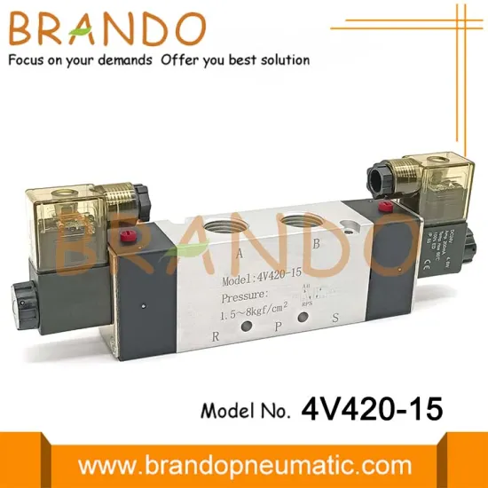 Pneumatic Solenoid Air Valve 4V420-15 4V400 Series