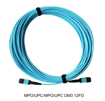 3 Meter MPO/Upc-MPO/Upc Om3 12fo Optical Fiber Patch Cord
