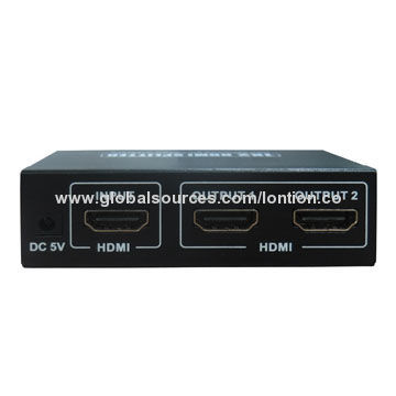 1x2 HDMI Splitter, Supports 4kx2k, 3D,1080p Resolution, Easy to Use and Best Price