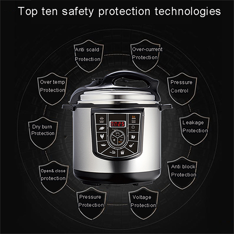 Electric Digital pressure cooker corned beef 6 litre