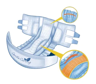 2015 W Shape Bridge Style Double Fluff Cores Adult Diaper Machine