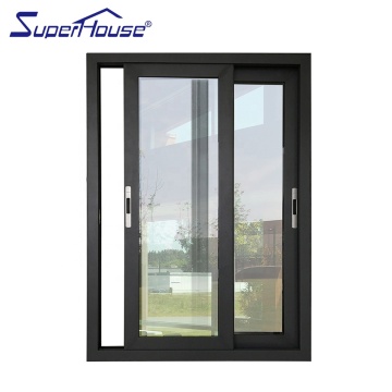Jamaica Modern Hurricane-Proof Black Aluminum Sliding Window