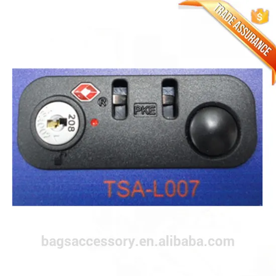 3 Dials Combination Trolley Luggage Lock Tsa Suitcase Lock