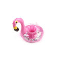 Sommer Aufblasbares Getränk Float Glitter Flamingo Form