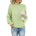 Damen Rollkragenpullover übergroße Pullover