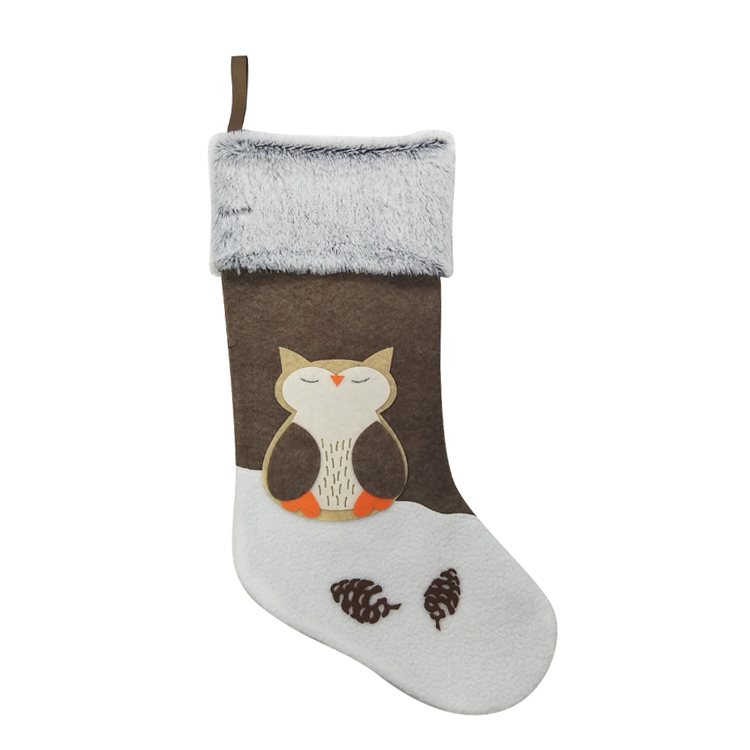 Owl christmas stocking