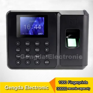 Office biometric fingerprint time attendance clock time recording