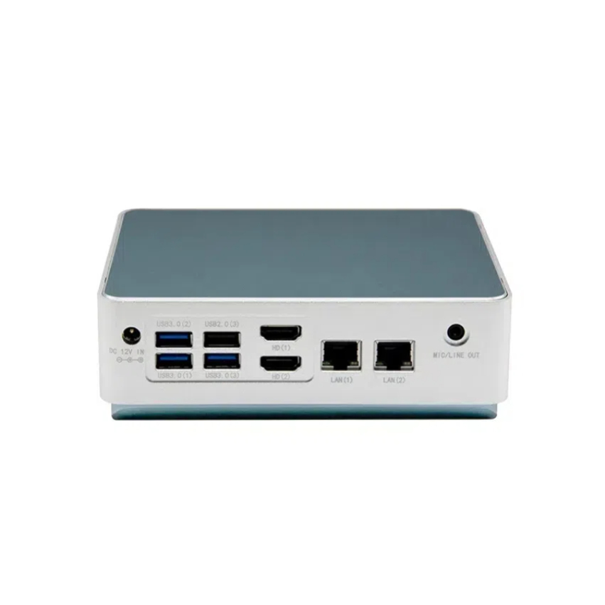linux wife fanless compact industrial pc mini computer