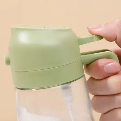Kitchen Barbecue Olive Oil Sauce Vinegar Dispenser Spray Bottle 470ml 2-in-1