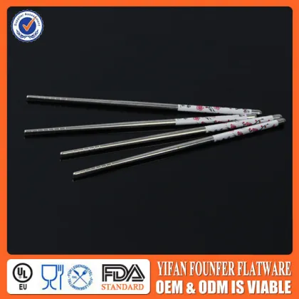 Simple design chopsticks stainless chopsticks shenzhen chopsticks