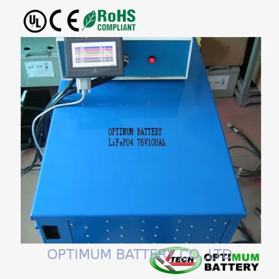 Electric Vehicle Lifepo4 Lithium Iron Phosphate Batteries 76v 100ah