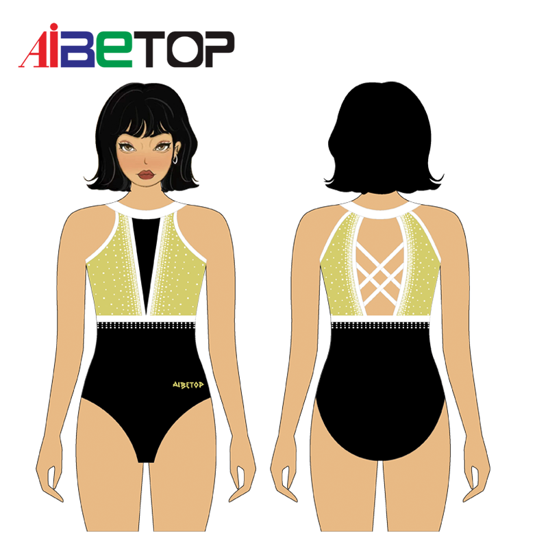 Sleevelees gymnastic leotards