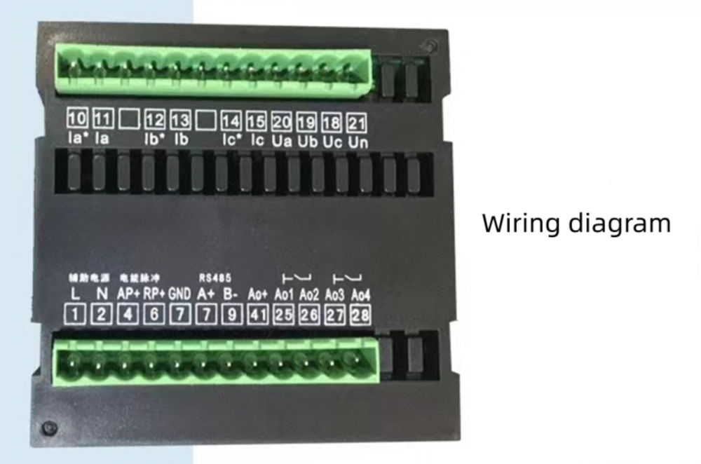 Three-phase Current and Voltage Combination Meter