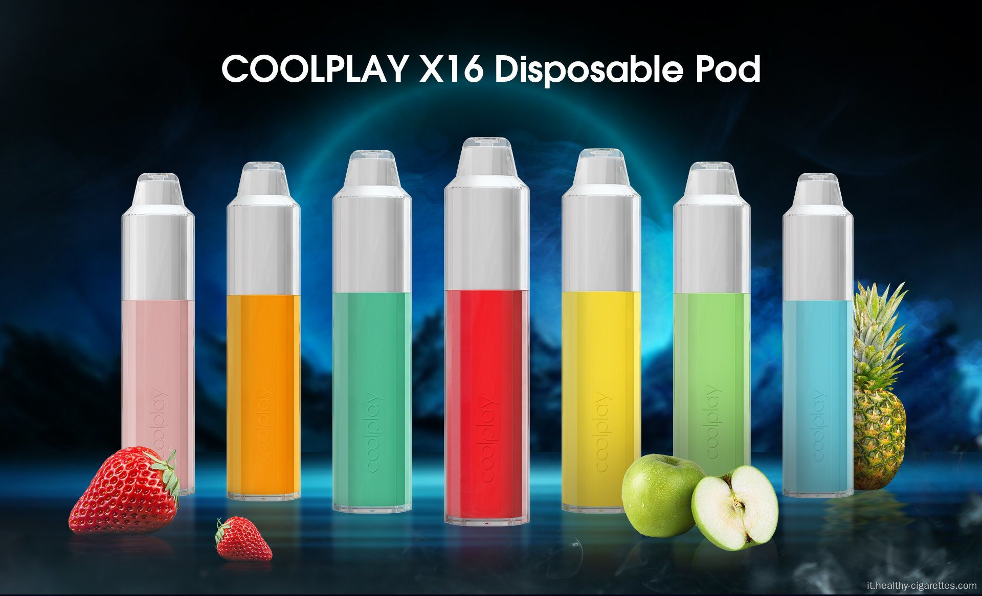 Coolplay x16 600 pavoncella sapore di frutta a vaporizzazione