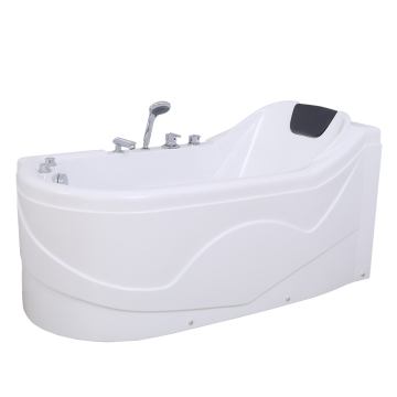 Bañera de masaje de hidromasaje de lujo para una sola persona con función de remojo profundo para hoteles