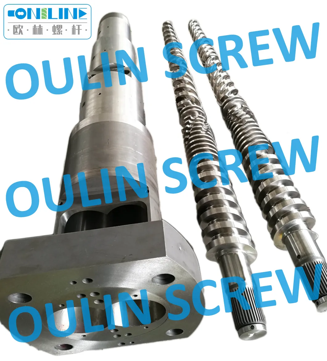 Cincinnati Konos Double Conical Screw and Barrel for PE-WPC Extrusion