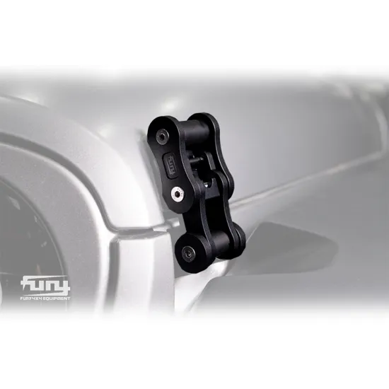 FURY 2018 Offroad Parts - Aluminum Hood Catch Kit for Jeep Wrangler JL