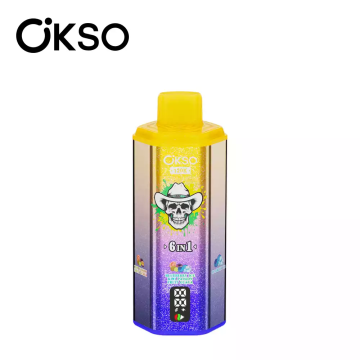 OKSO 6in1 120K Vape Sekali Pakai Triple Mesh Coil Vape