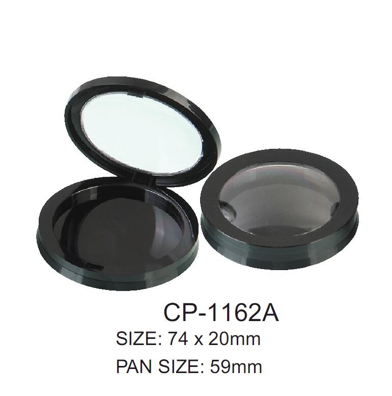 PCR-ABS Round Cosmetic Plastic Compact