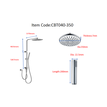 Chromn Plating Shower Column Suit