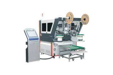 Macchina per l'inserimento di gusci a doppia testa completamente automatica