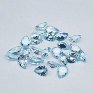 Natural Aquamarine Pear Shape High Quality Wholesale Gems