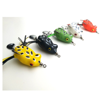 Handmade 3.5cm 5.5g Topwater Frog Soft Lure for Fishing