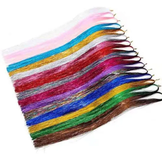 Sparkle Shiny Hair Accessories: Tinsel Extensions, Braiding Tools, and Headdresses