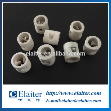 High acid resistance and heat resistance Al2O3 Ceramic pall ring used in coal gas industry