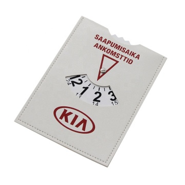 Custom Printed Logo European Parking Timer: PVC Parking Disc