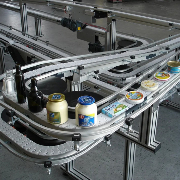 High Quality Plastic Flexible Chain Conveyor System Manufacturer for Food Industry