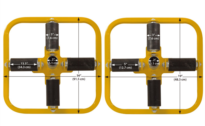 Welded steel Drum Cable Reel Turntable 8