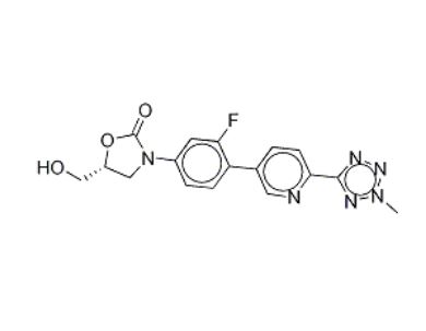 Tedizolid uma droga antibacteriana (CAS 856866-72-3)