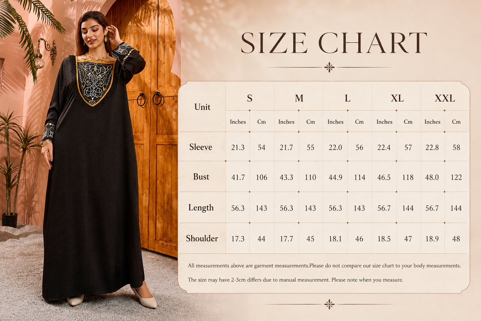 Luxury Embroidered Black Satin Abaya