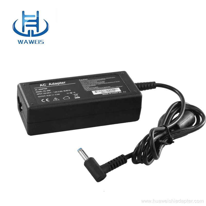 Universal 19.5v 3.33a laptop adapter for HP