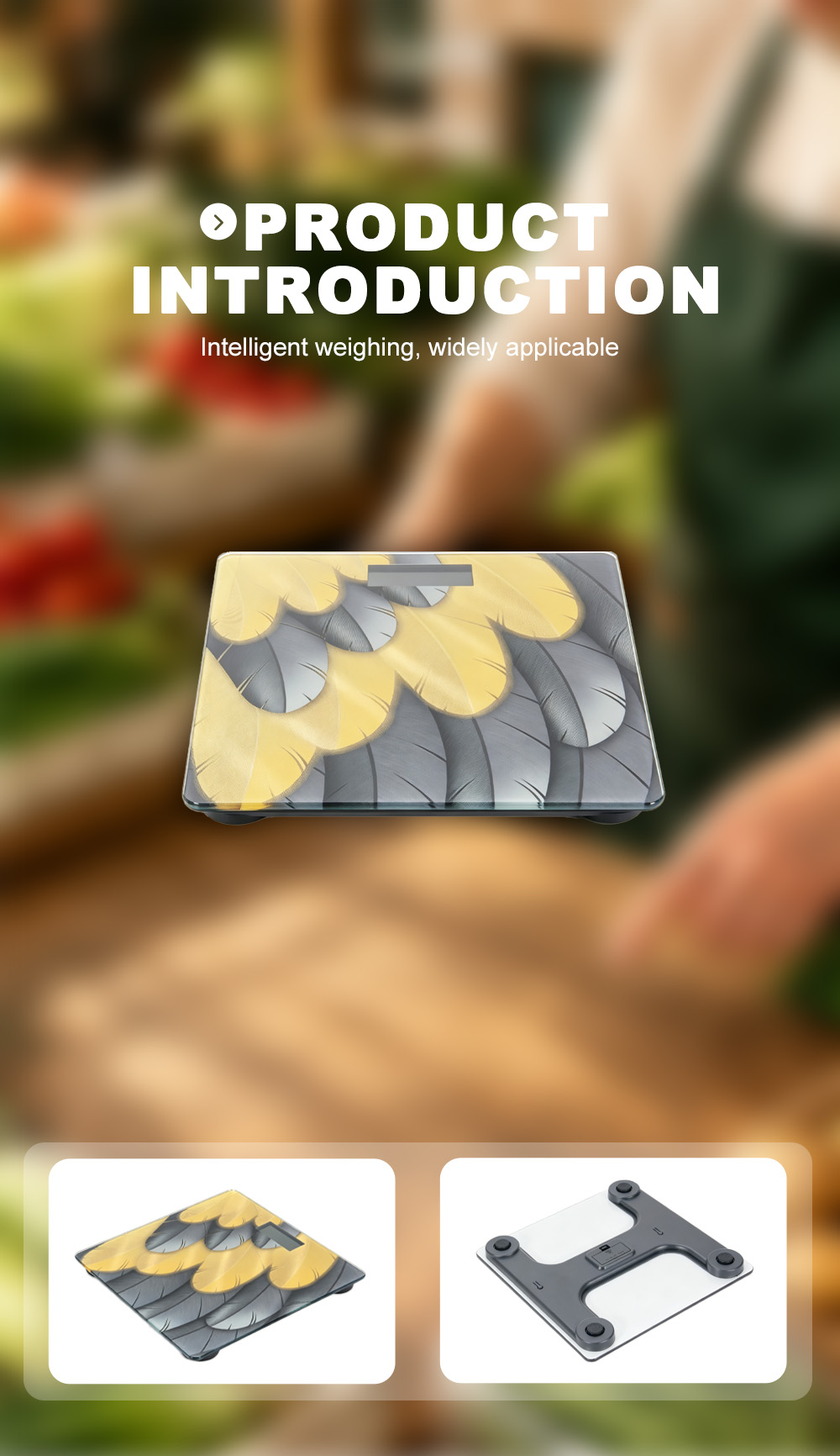 YHD‑2006 Gold‑Grey Feather Body Scale X