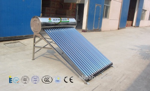 China manufacture stainless steel pressurized solar water heater