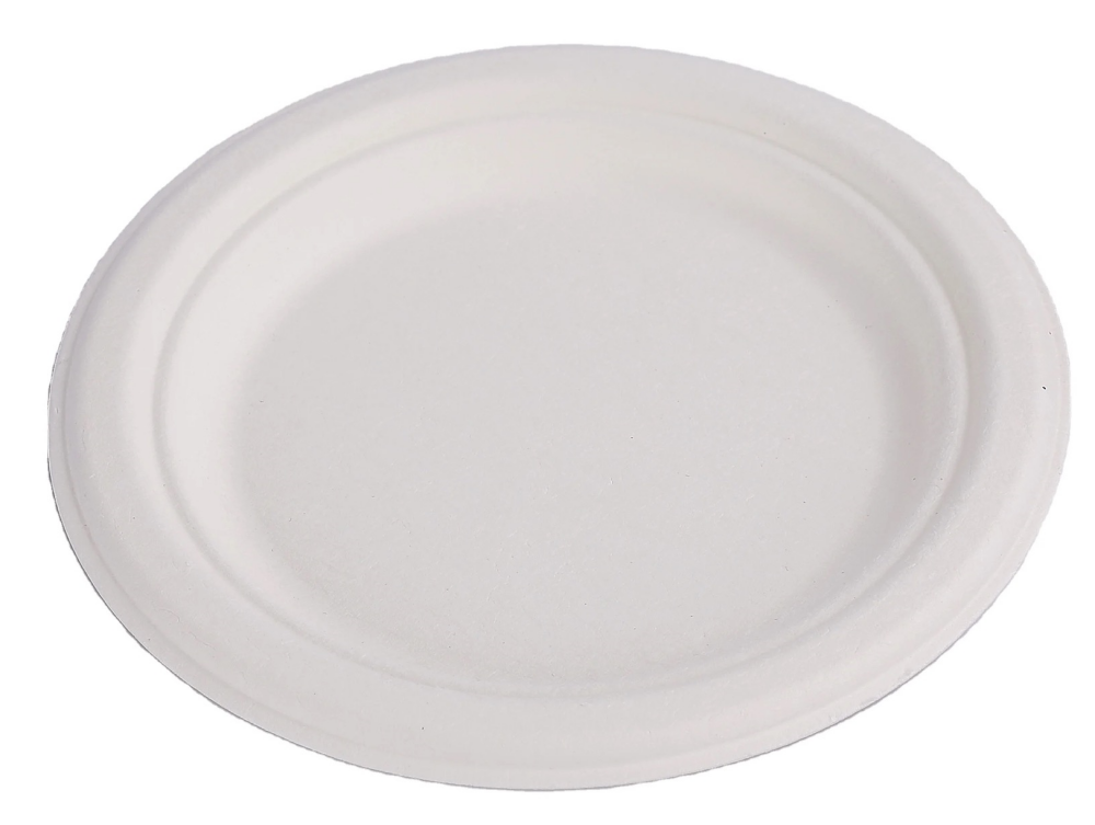 Disposable meal plates biodegradable pulp food container