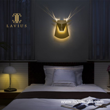 Geweih kreativer Modellierung benutzerdefinierte Wandlampenvilla Custom Wall Lampe