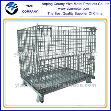Heavy duty EU Standard metal storage cage/storage metal cage with wheels (manufacturer)