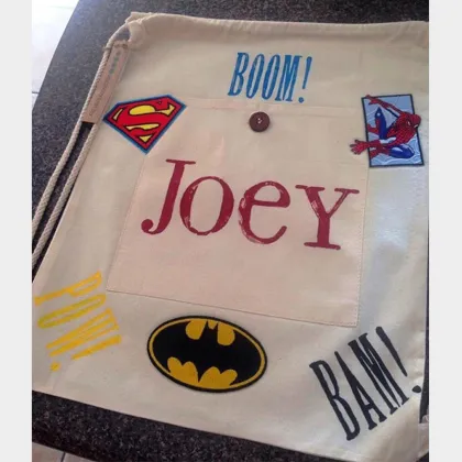 Cute Drawstring Backpack Bag