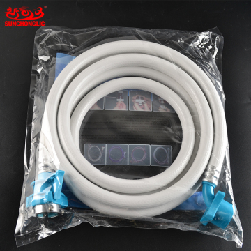Sunchonglic Washing Machine Inlet Hose 3m Aluminum Alloy Blue Joint