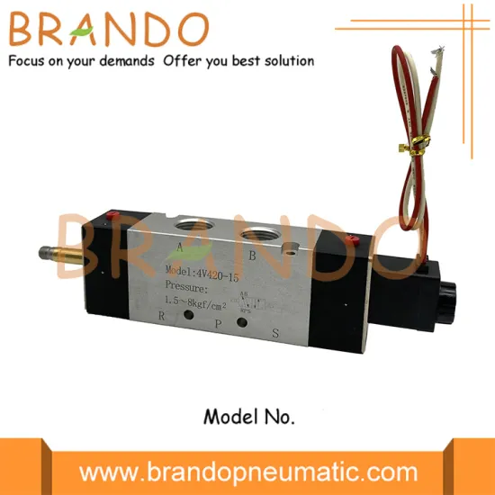 4V420-15 1/2'' 5/2 Way AirTAC Type Pneumatic Valve