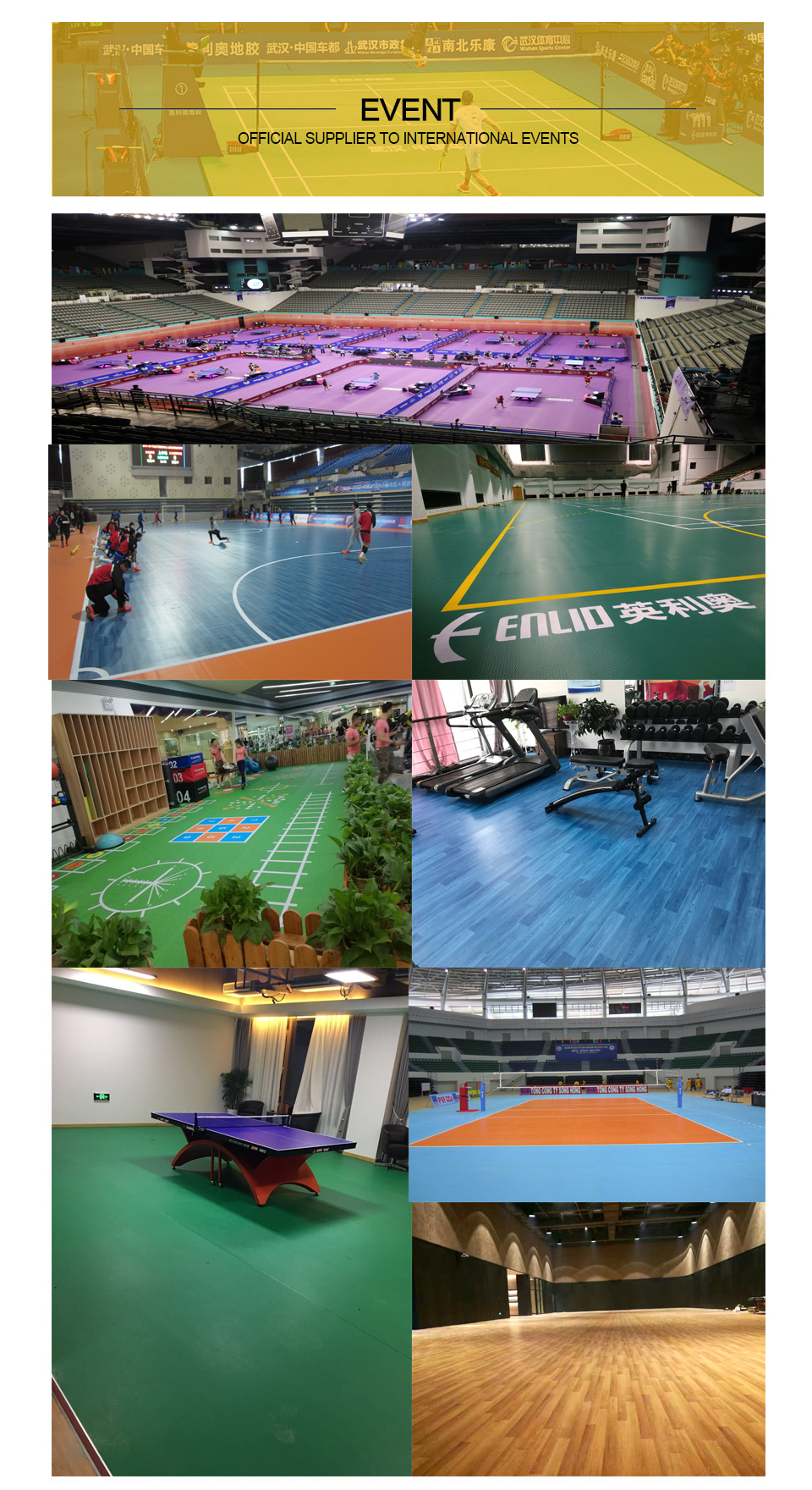 badminton court flooring 